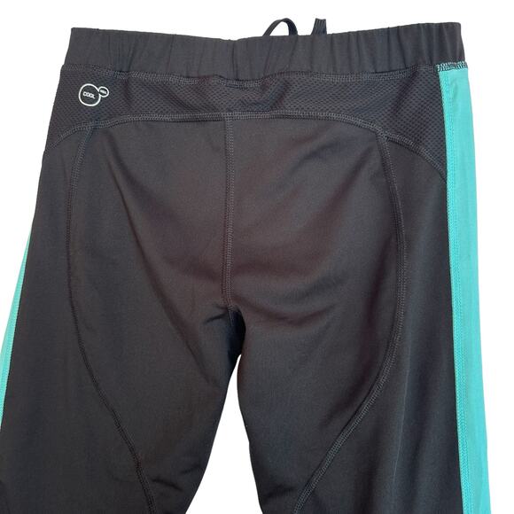 Puma Colorblock Leggings Womens S/M Turquoise Athletic Casual Sporty Comfy Gym - Picture 4 of 12